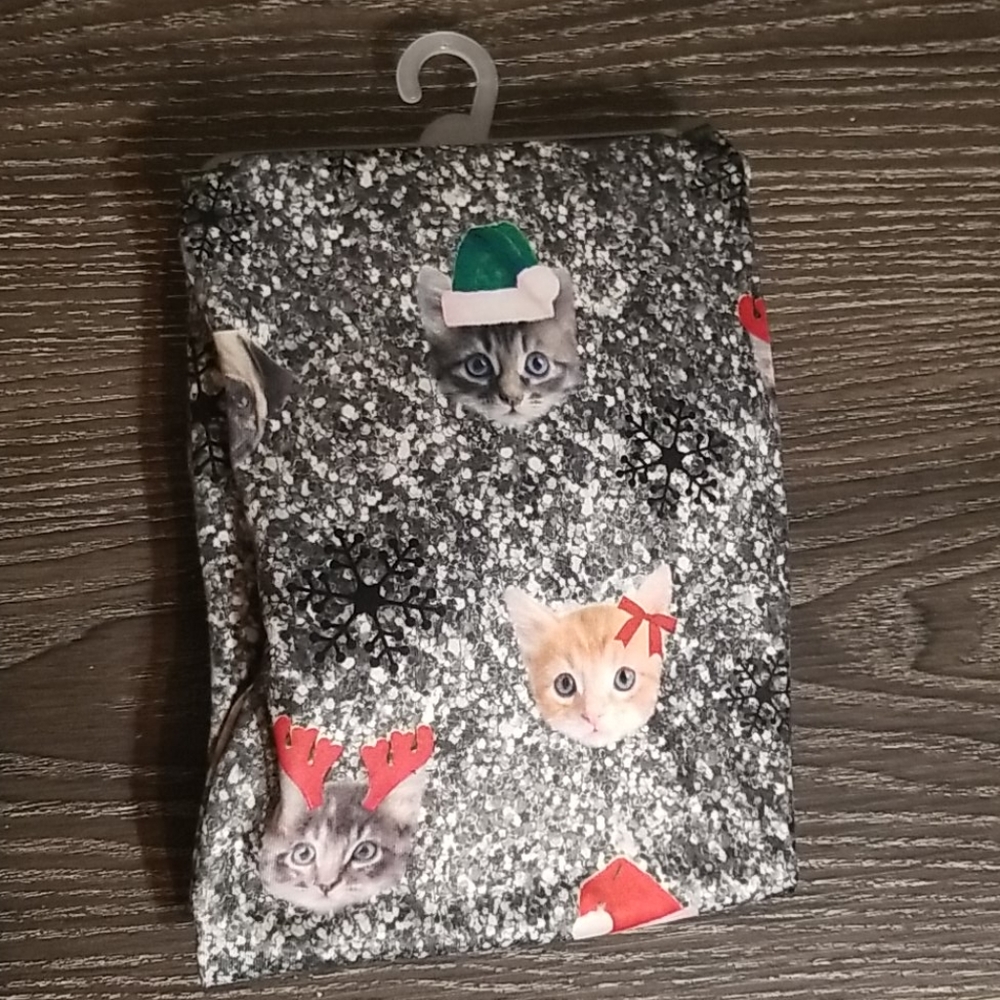 NEW Holiday Christmas Cat/Pug Leggings